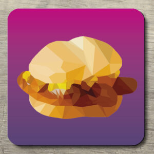 Untersetzer 3 im Weggla auf pinklila