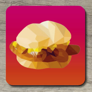 Untersetzer 3 im Weggla auf rot